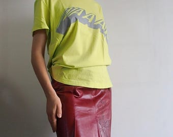 Zucca - Archive Printed Lime and Silver T-Shirt