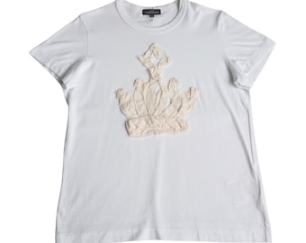 Comme des Garçons - Archive White Tee with Textured Design