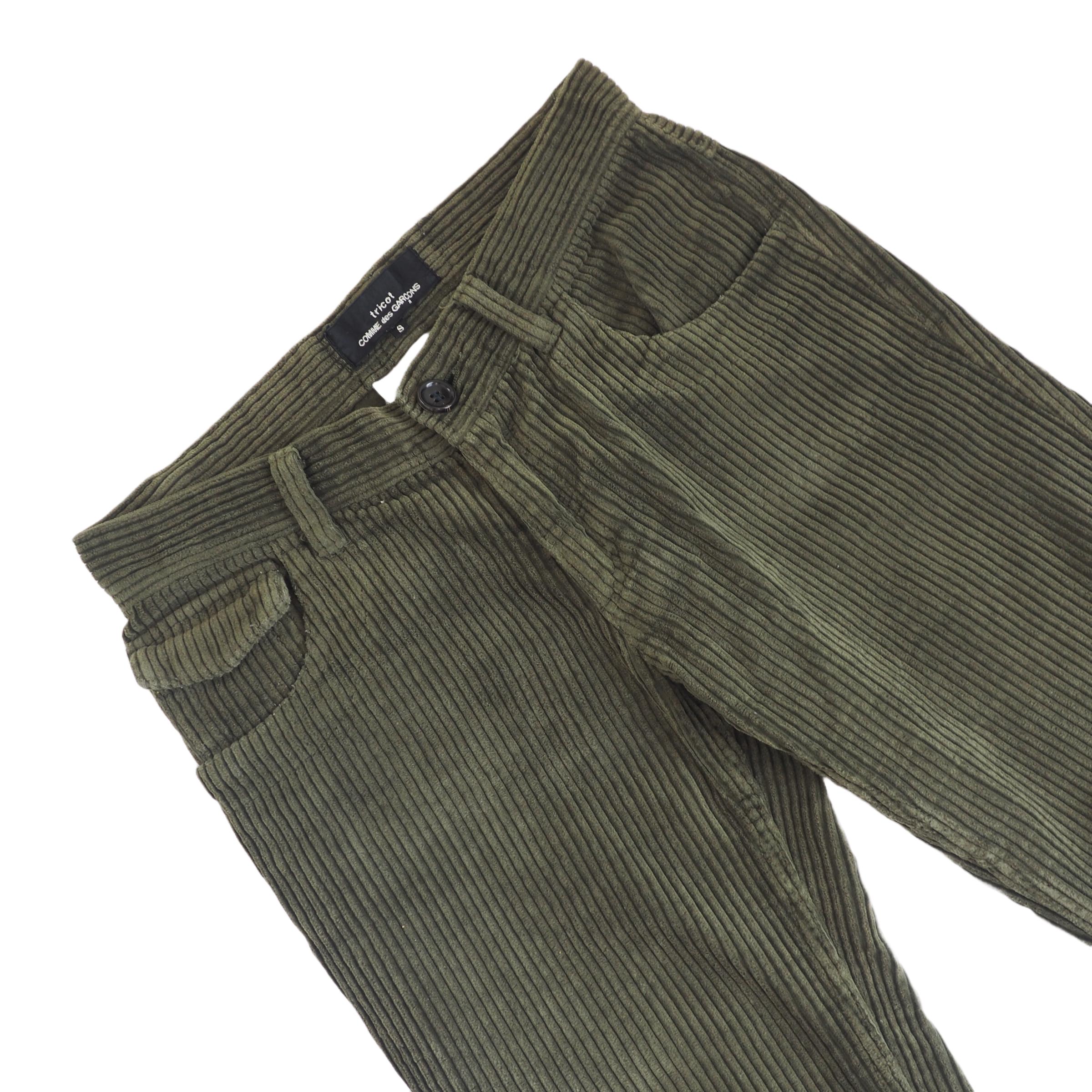 Pre-owned] COMME des GARCONS SHIRT corduroy pants W27153