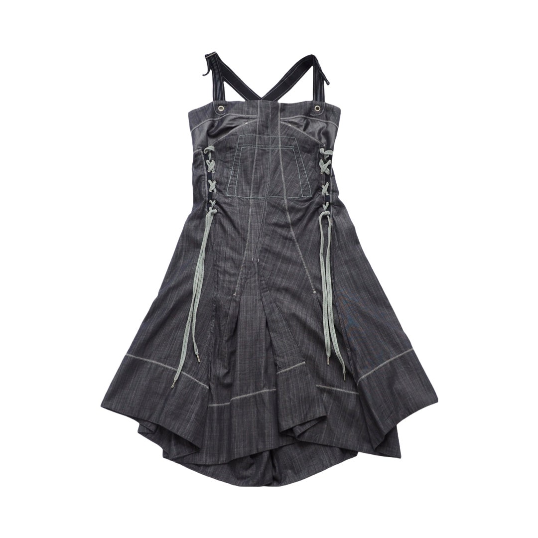 MARITHÉ + FRANÇOIS GIRBAUD - Dark Denim Midi Dress With