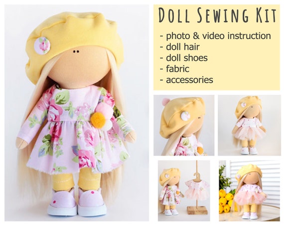 handmade rag doll kit