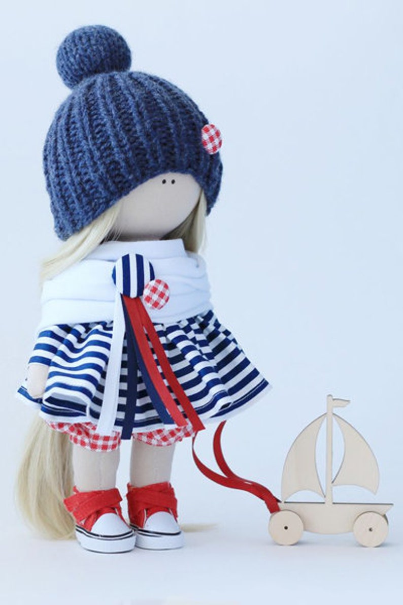 PDF pattern tutorial Sewing kit doll +Sewing Master Class Textile Soft Doll Puppe Mu\u00f1eca Home decor interior doll Digital download