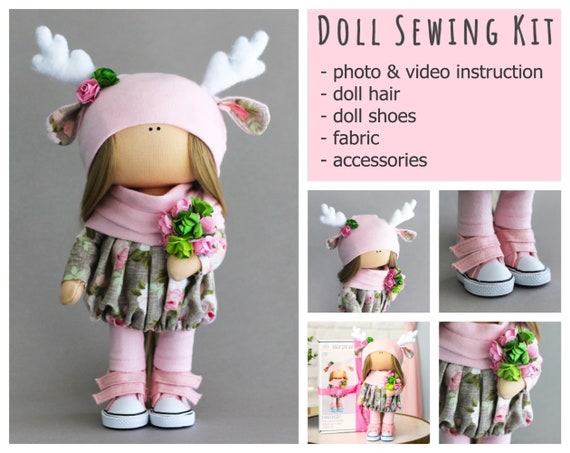 handmade rag doll kit