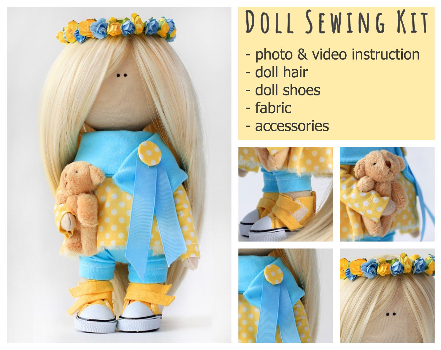 doll clothes making kit