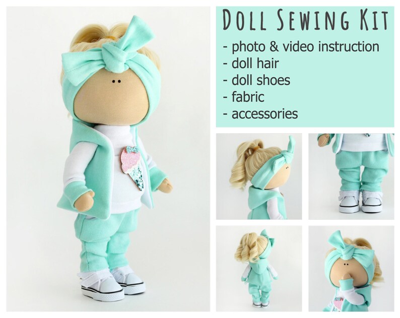 handmade rag doll kit