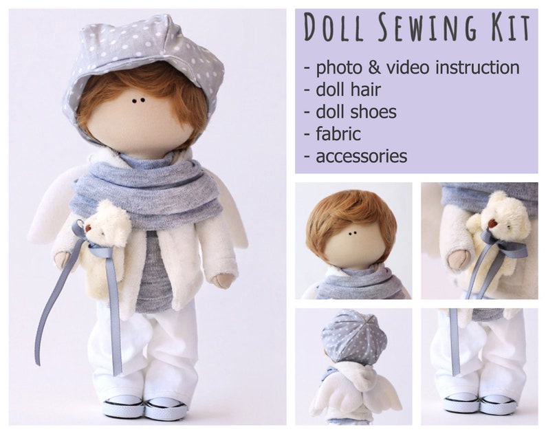 handmade rag doll kit