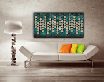 99 Names of Allah Canvas Print, Islamic Wall Art, Asmaul Husna, Arabic Calligraphy, Modern Islam Decorations, Eid Gifts, Unique Islamic Gift