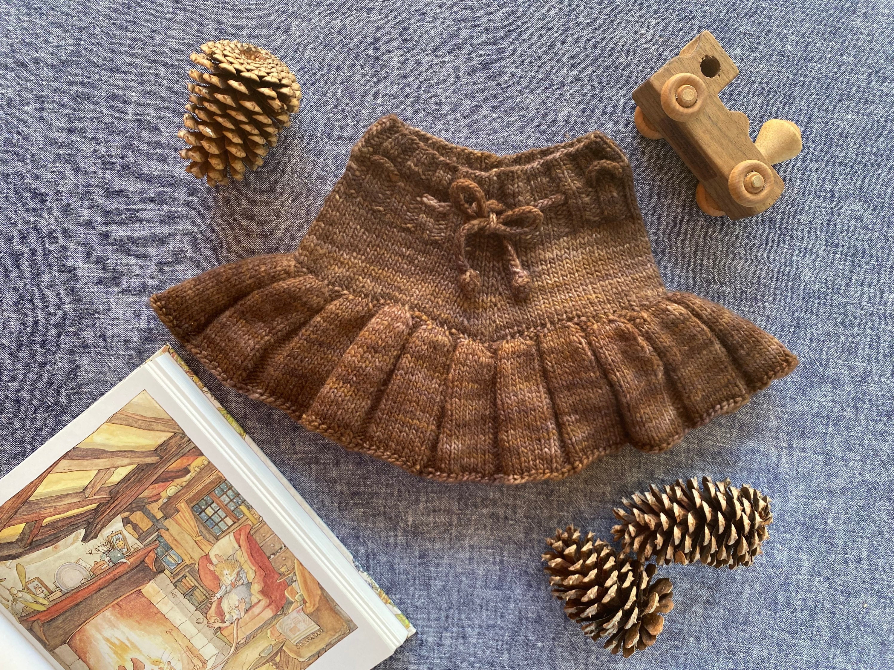 Merino Wool Hand Knit Skating Pond Skirt - Etsy