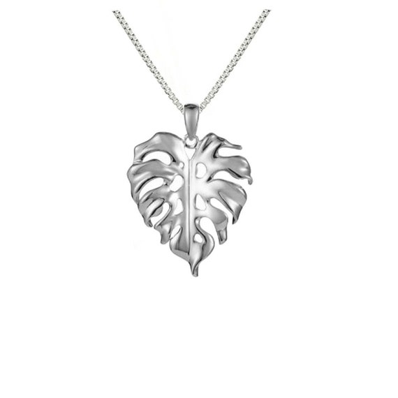 opción Plata esterlina 925 Antiguo Colgante de Pluma 29mm para mujer cadena//Caja