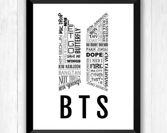 Bts Logo Etsy