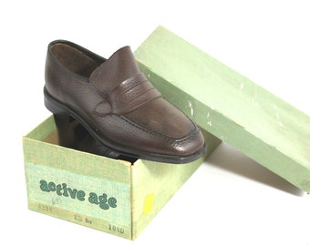 Vintage Children's Shoes Never Worn Size 10.5 Color 'Brown'