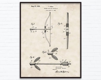 archery drawing etsy