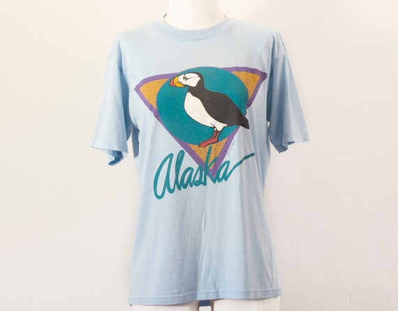 Paper Thin Alaska Tshirt 80s Tourist Soft Vintage