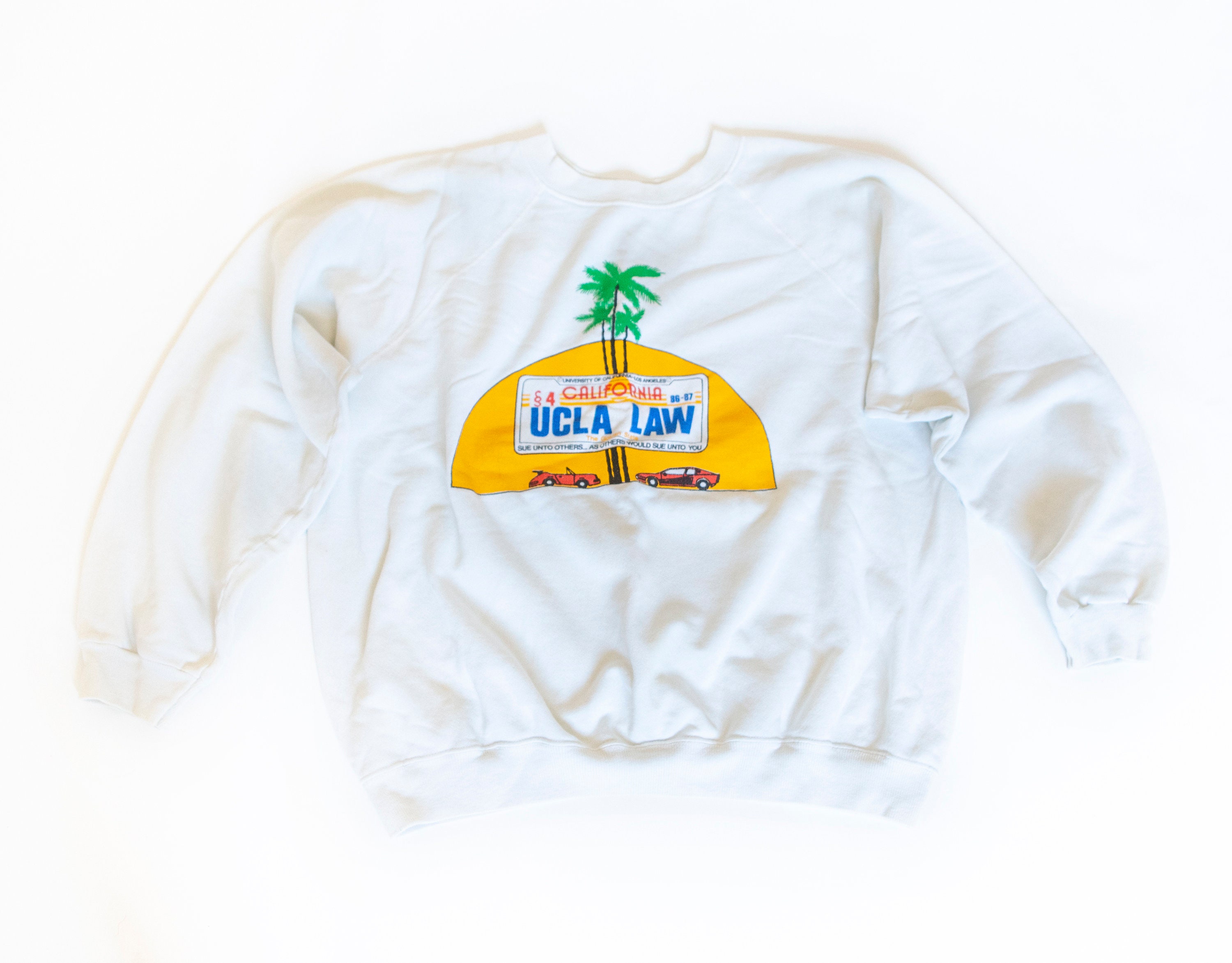 80s UCLA Bruins Law School Sweatshirt 