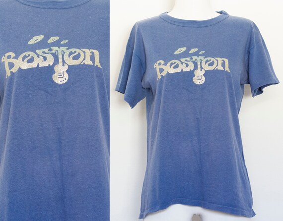 Vintage Boston Band T-shirt 70s 80s Sunfaded Smal