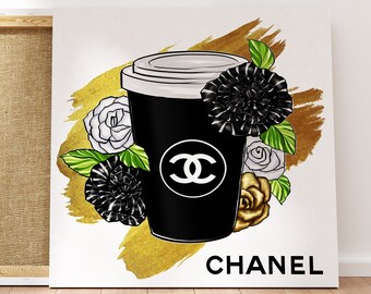 Canvas Wall Art Fashion Prints Chanel Prints Canvas Art | Etsy