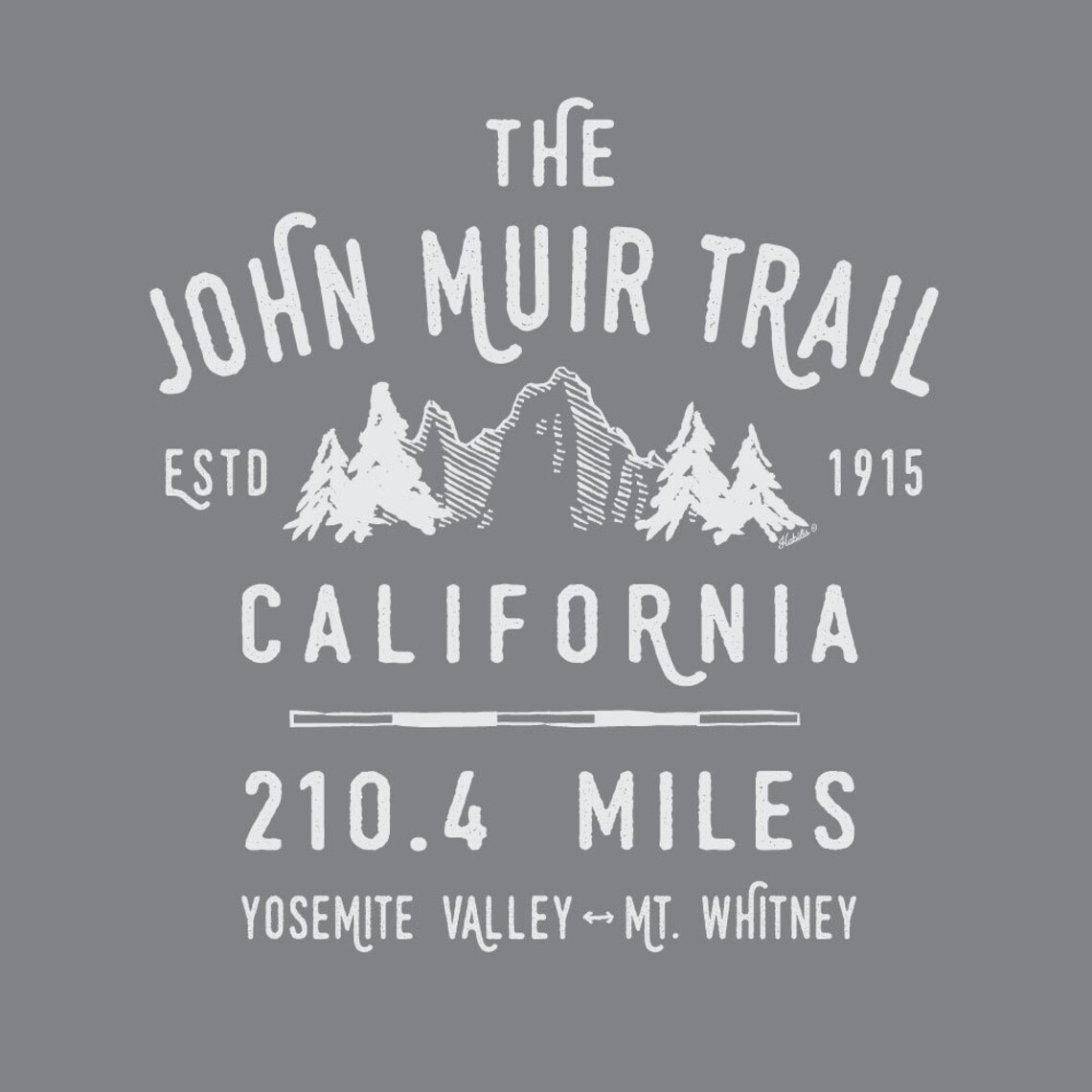 John Muir Trail Tee Yosemite National Park Gift Tee Unisex Etsy
