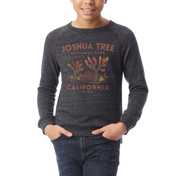Joshua Tree California Men's Sweatshirt Crewneck S-3X Gift U2 Park Camping CA Joshua Tree California Men's Sweatshirt Crewneck S-3X Gift U2 Park Camping CA