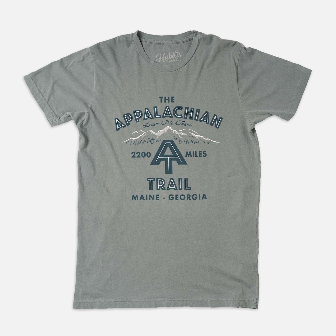 Appalachian Trail National Park Tshirt Tee Made in USA Hiking and