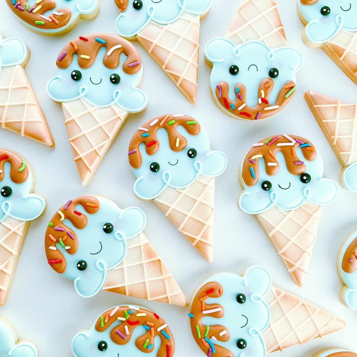 Icecream Cone Cookie Cutter Etsy