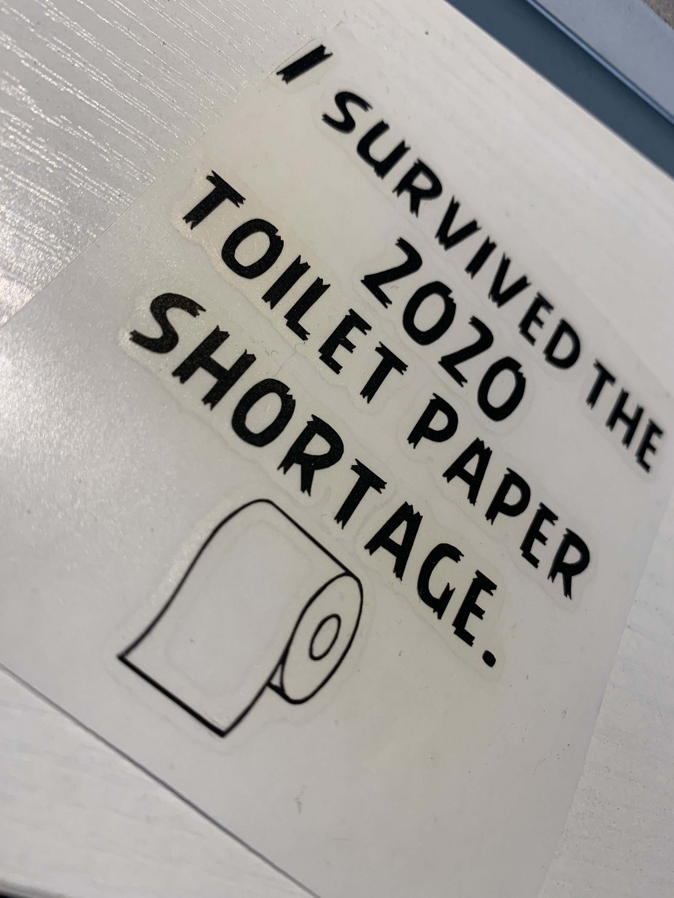 Toilet paper shortage 2020 decal for mug or whatever you want Etsy