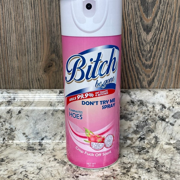 Bitch Spray Template - Etsy