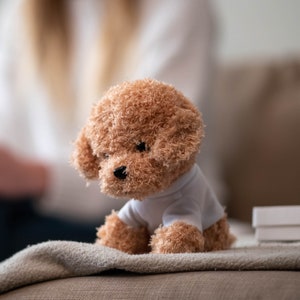 Personalised Poodle Soft Toy image 1