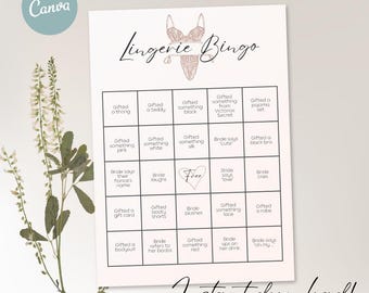 Karty Bingo Bielizna, 19-24 (Dodatkowe 6 szt.)