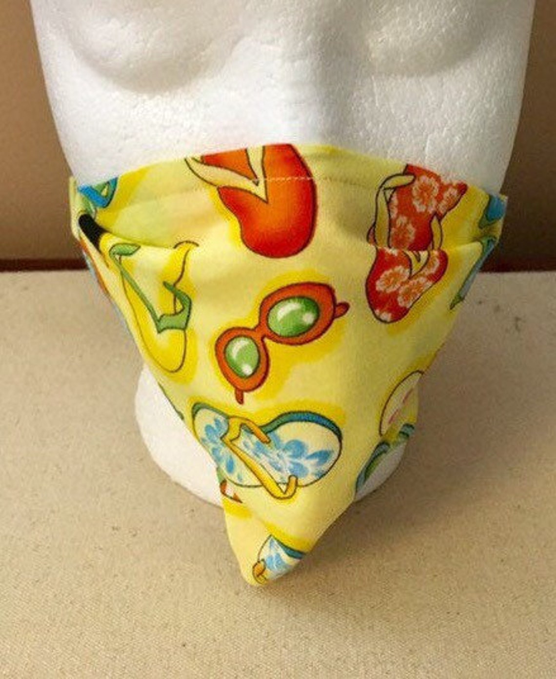 Elastic Face Mask INCLUDES POLYPROPYLENE FILTER Etsy