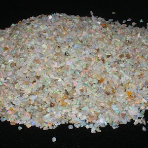 Ethiopian Welo Opal Chips: 3-4.5mm Polished Gemstone Rough Lots
