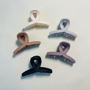 Mini Hair Clip Set 5pcs Macaron/Bright/Beige Colors Perfect for Kids