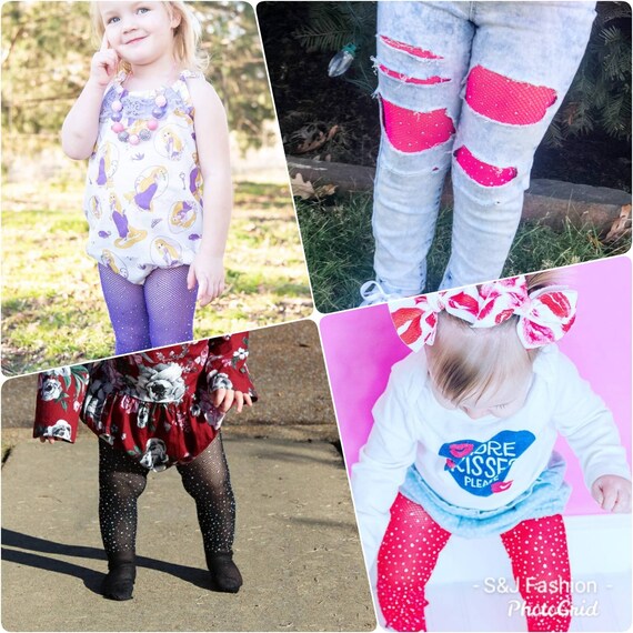 infant fishnet tights