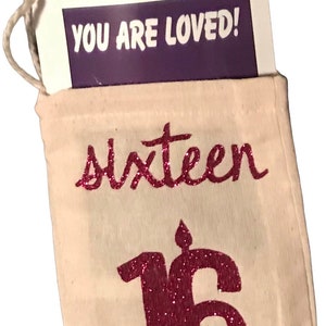 Süße 16 Geschenkkartenhalter