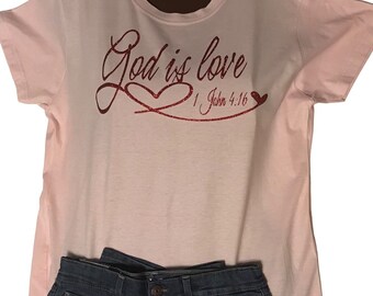 God is love t shirt!, Faith t shirt, Valentine t shirt