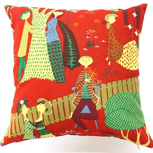 Cushion Pilow case - Stig Lindberg Garden of Eden  - 45x45 - double sided