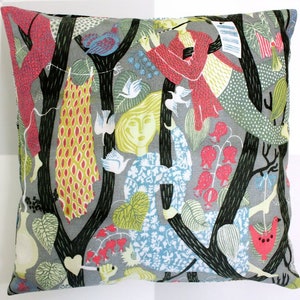 Cushion Pilow case - Stig Lindberg Melodi (Melody) Grey - 45x45 - double sided