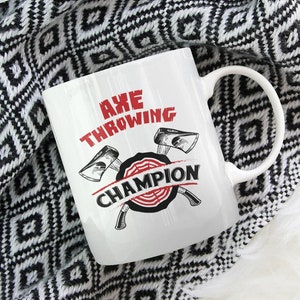 Axe Throwing Champion Coffee Mug: Sport Gift