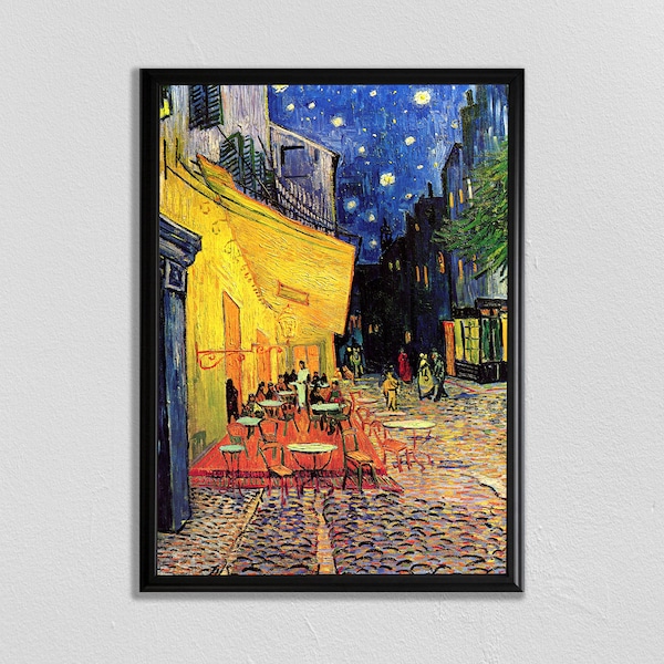 Cafe Terrace At Night, Van Gogh Self Portrait, Vincent Van Gogh, Van Gogh Painting, Mothers Day Gift, Classic Painting, Paris Wall Art