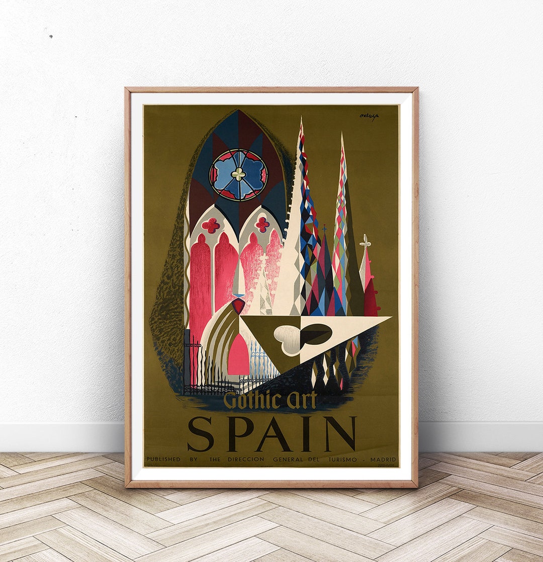 Spain Poster, Spain Print, Spanish Art, Poster of Spain, Espana