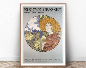 Alphonse Mucha, Art Nouveau, Art Nouveau Print, Art Nouveau Poster, Wall Art, Documents Decoratifs, Vintage Art Nouveau, Affiche