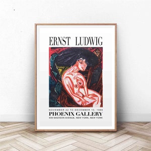 Ernst Ludwig Kunst | Tentoonstelling Art Print | Tentoonstelling Poster | Tentoonstelling Poster Vintage | Abstracte kunst