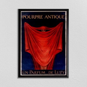 Paris Wall Art, Vintage French Poster, Leonetto Cappiello, Pourpre antique, Vintage Advertisement, Literary Poster, Food and Drink Print