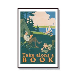 Cartel del libro, cartel de la cita, arte del aula, llevar a lo largo de un libro, impresión de lectura, cita imprimible, libros de arte imprimible, cita literaria imagen 5