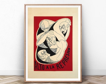 Rodin Exhibition Poster: Vintage Mid-Century Modern Art Print