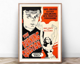 Vintage 'Reefer' Movie Poster Art Print