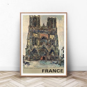 Cartel de Francia Travel, Paris Print, Paris Wall Art, French Riviera Print, France Print, Mid Century Wall Art, Modern Wall Art, Affiche