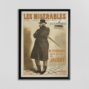 Paris Wall Art, Vintage French Print, Vintage Print, Retro Theatre Poster, Retro Movie Poster, Theater Print, Musical Poster,