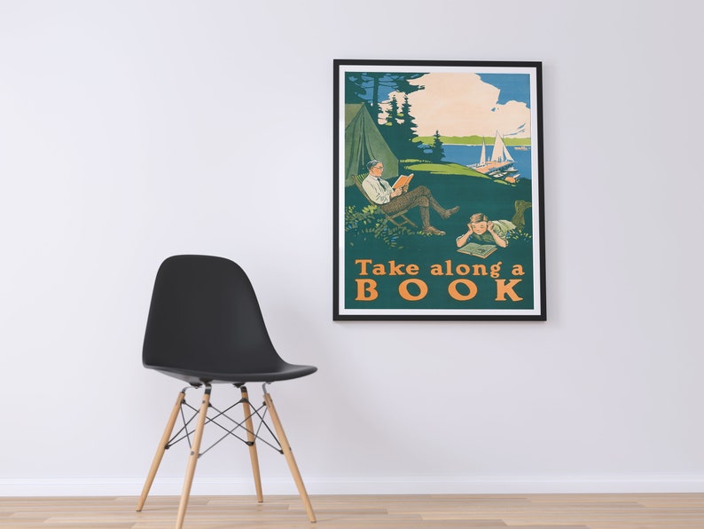 Cartel del libro, cartel de la cita, arte del aula, llevar a lo largo de un libro, impresión de lectura, cita imprimible, libros de arte imprimible, cita literaria imagen 3