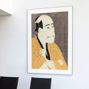 Samurai Art Print, Samurai Poster, Japanese Decor, Martial Arts Painting, Mens Gift Idea, Warrior, unique japanese art print