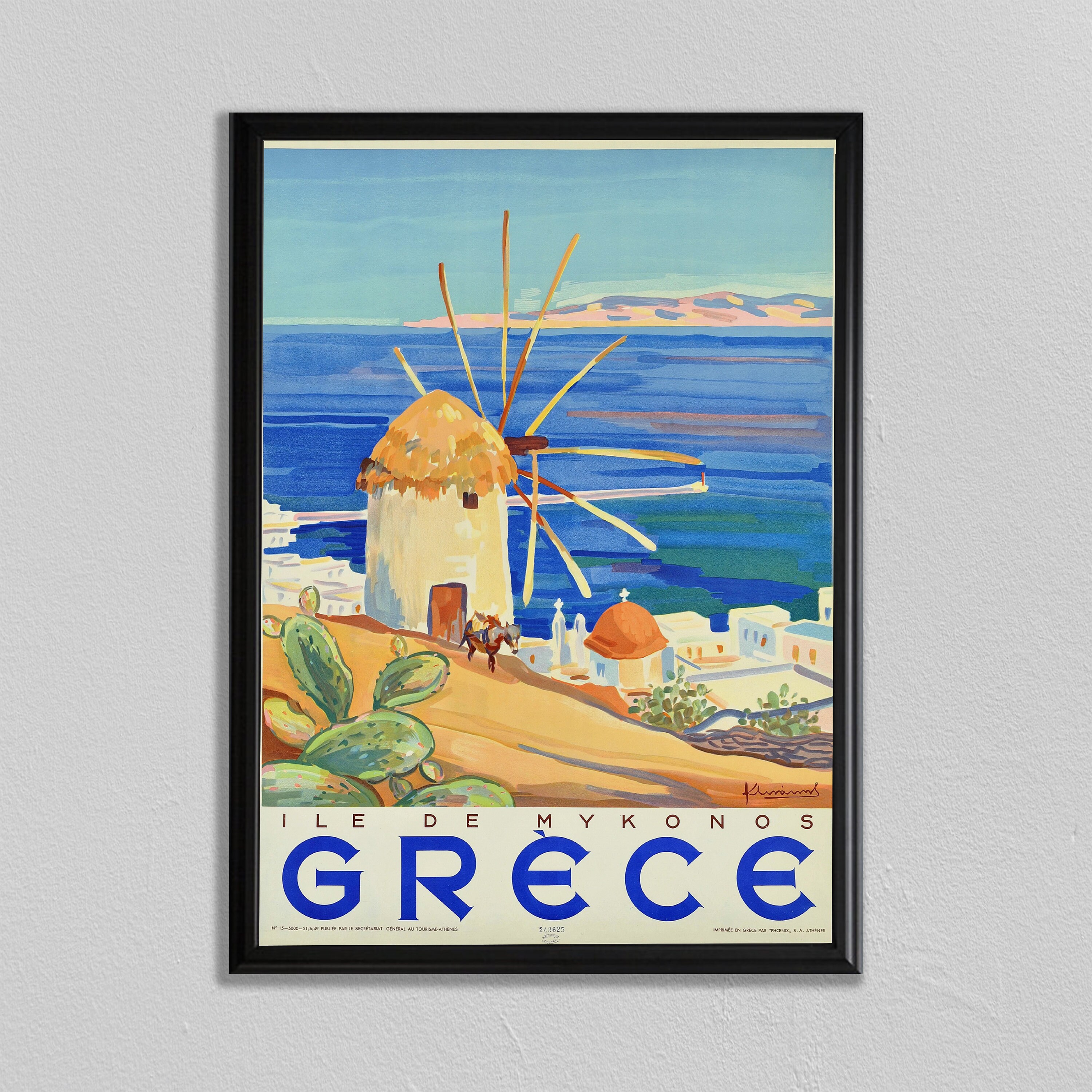 GREECE POSTER PRINT Greece Poster Greece Art Santorini Etsy